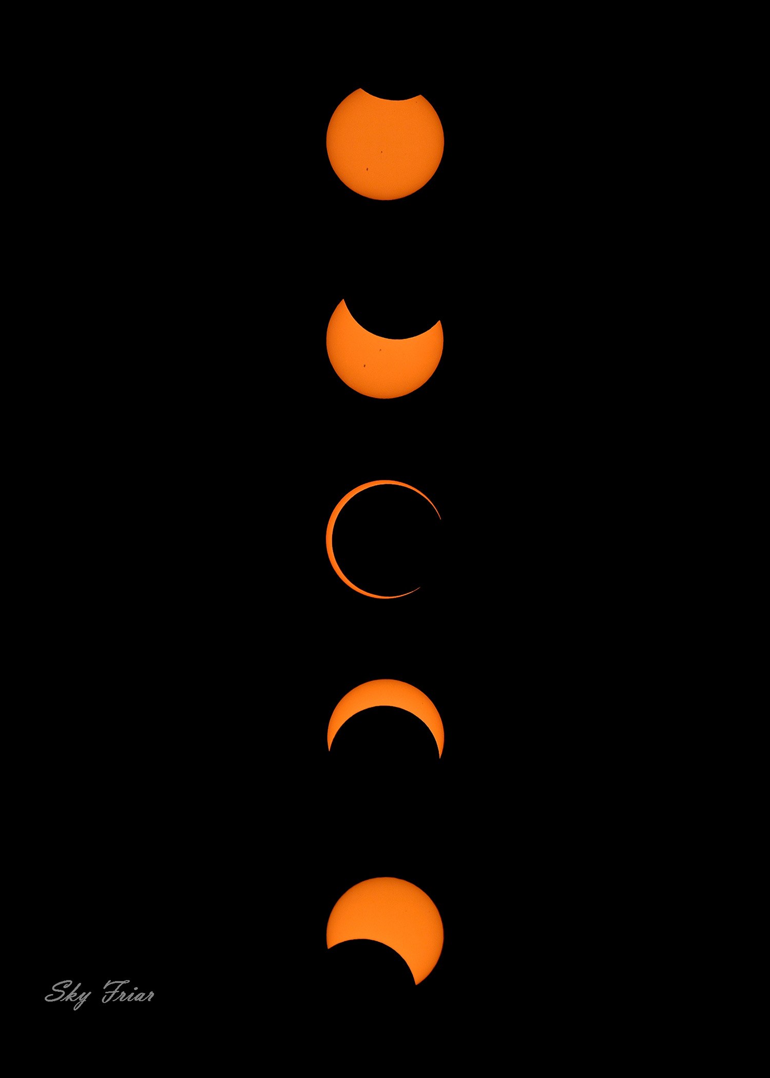 Partial Eclipse Phases
